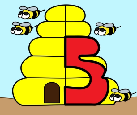 Five show illustration