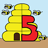 Five hive illustration