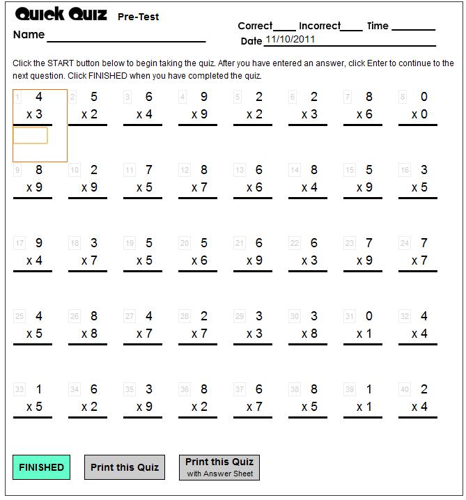 Tests & Quizzes