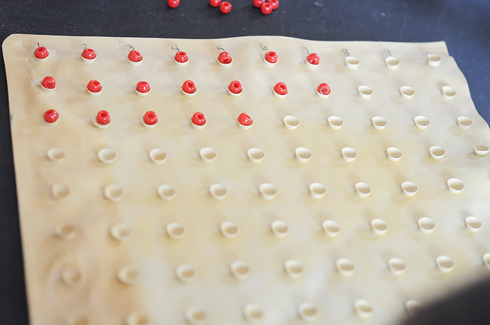 Here is an innovative way to teach the facts by using an old bath mat.