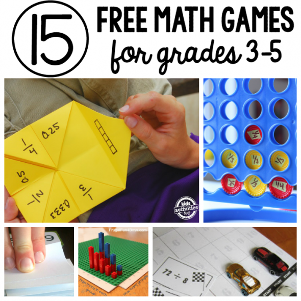 Math games for grade 3 and up - The Measured Mom
